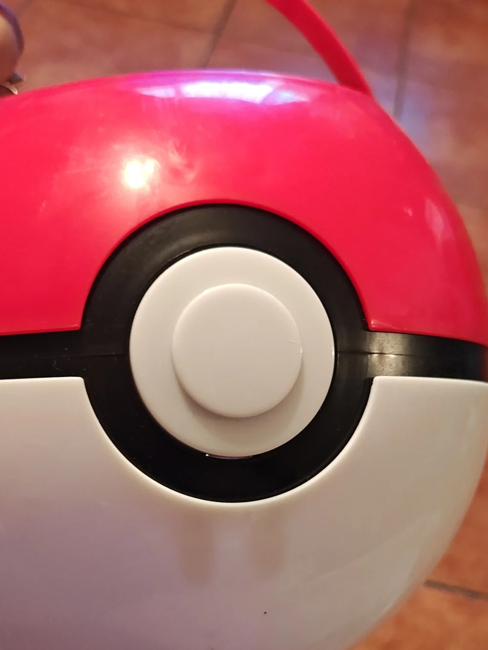 Red and White Poké Ball Styled Game Accessory Carry Case